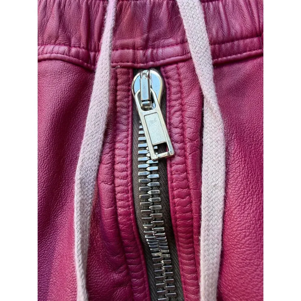 Size M - Rick Owens Cargobela Leather Shorts
